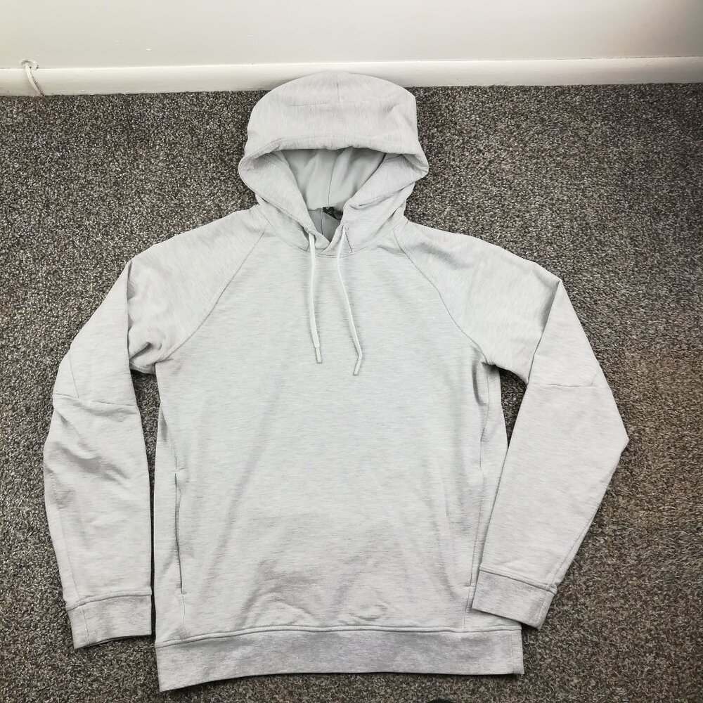 2023 Lululemon City Sweat Pullover Hoodie Heathered Ultra Light Grey Mens Medium